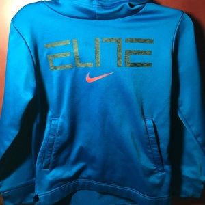 boys nike elite basket ball hoodie size medium